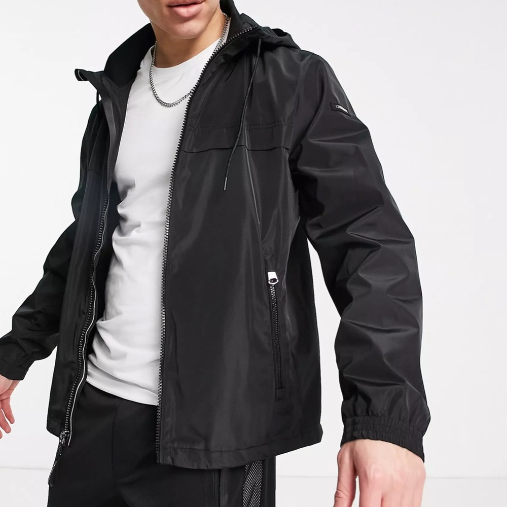 Calvin Klein  Black Men’s Windbreaker Jacket